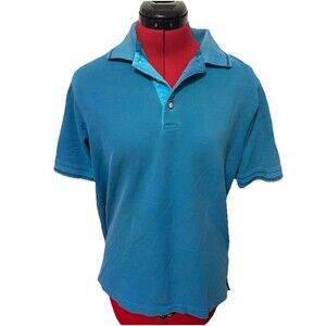 Robert Graham Men’s Blue Polo Size Medium